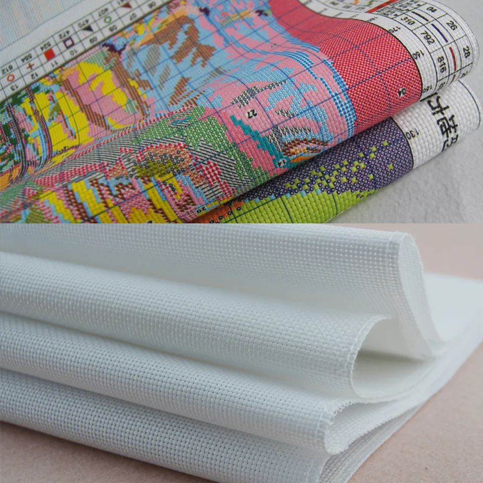 Рождественский Декор подарок китайский напечатанный рисунок крестиком наборы