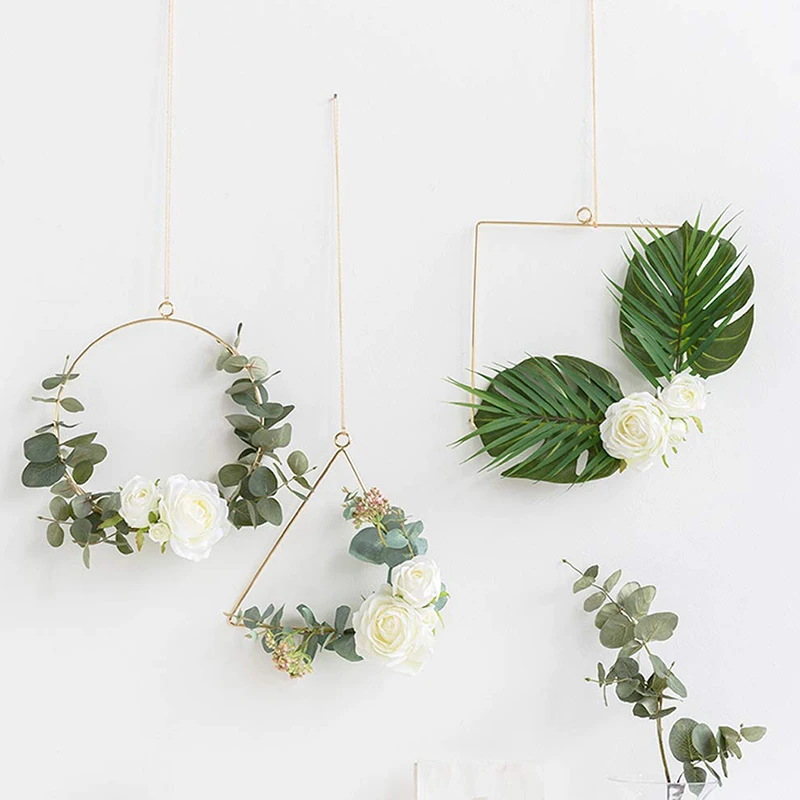 3 упаковки Геометрическая линия круглая тройная угловая квадратная рамка для