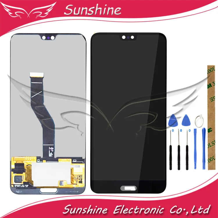 100% протестированный ЖК-дисплей TFT для Huawei P20 Pro без отпечатков пальцев с сенсором