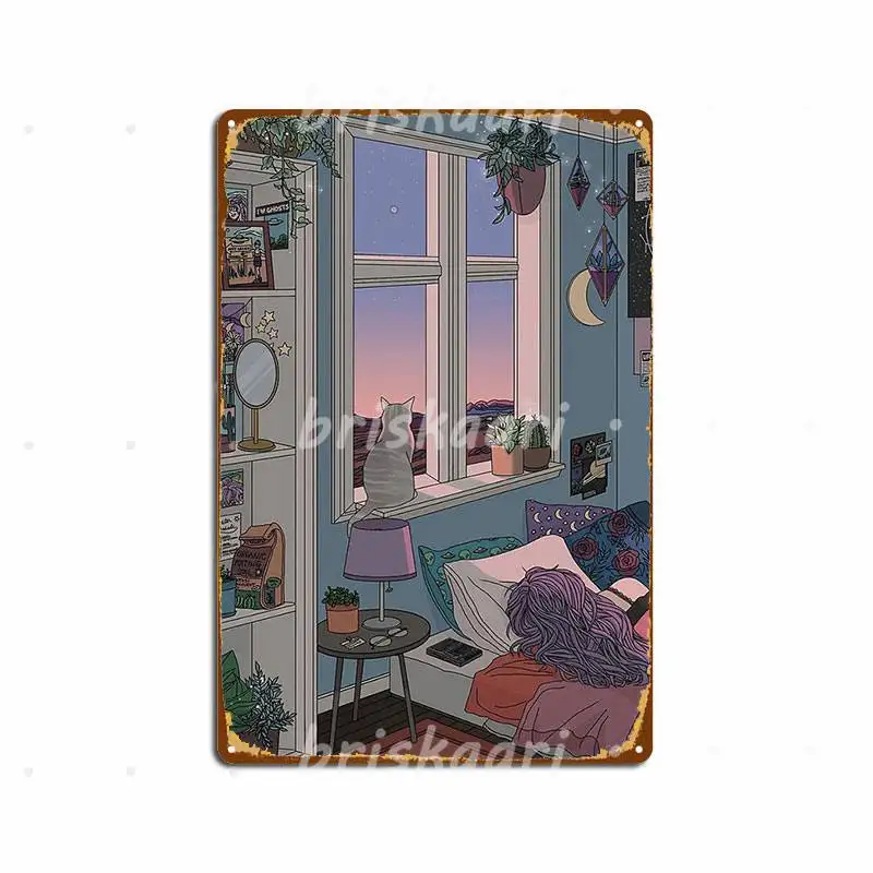 

Раннее утром металлические знаки клувечерние живопись Декор роспись дизайн металлические плакаты