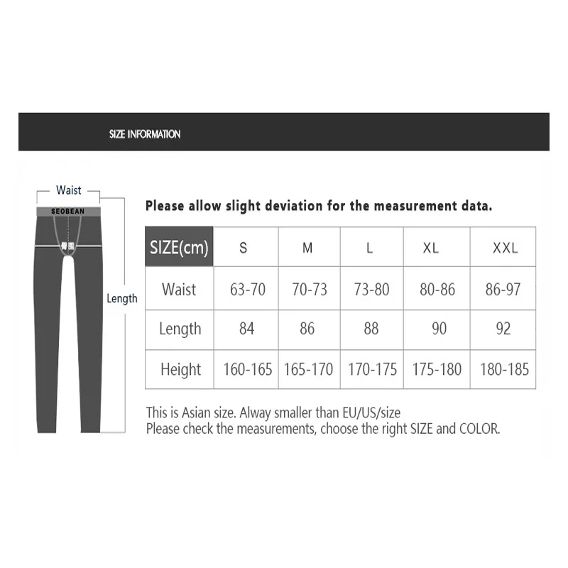 Модное зимнее осеннее нижнее белье мужские кальсоны удобные теплые хлопковые