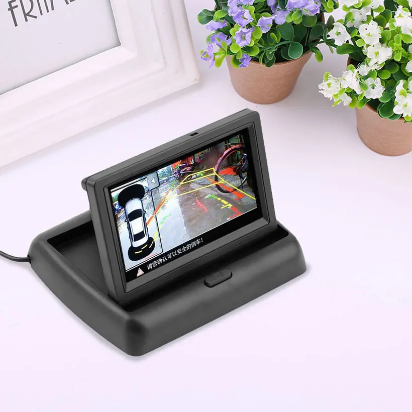 

Portable Mini 4.3 inch LCD TFT Foldable Monitor Clear Portable For Car Rearview Paking Camera Micro Camera