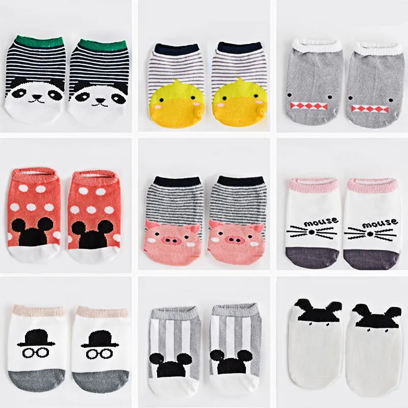 Calcetines antideslizantes para beb&eacute;, medias antideslizantes de corte bajo, zapatillas, botines-2