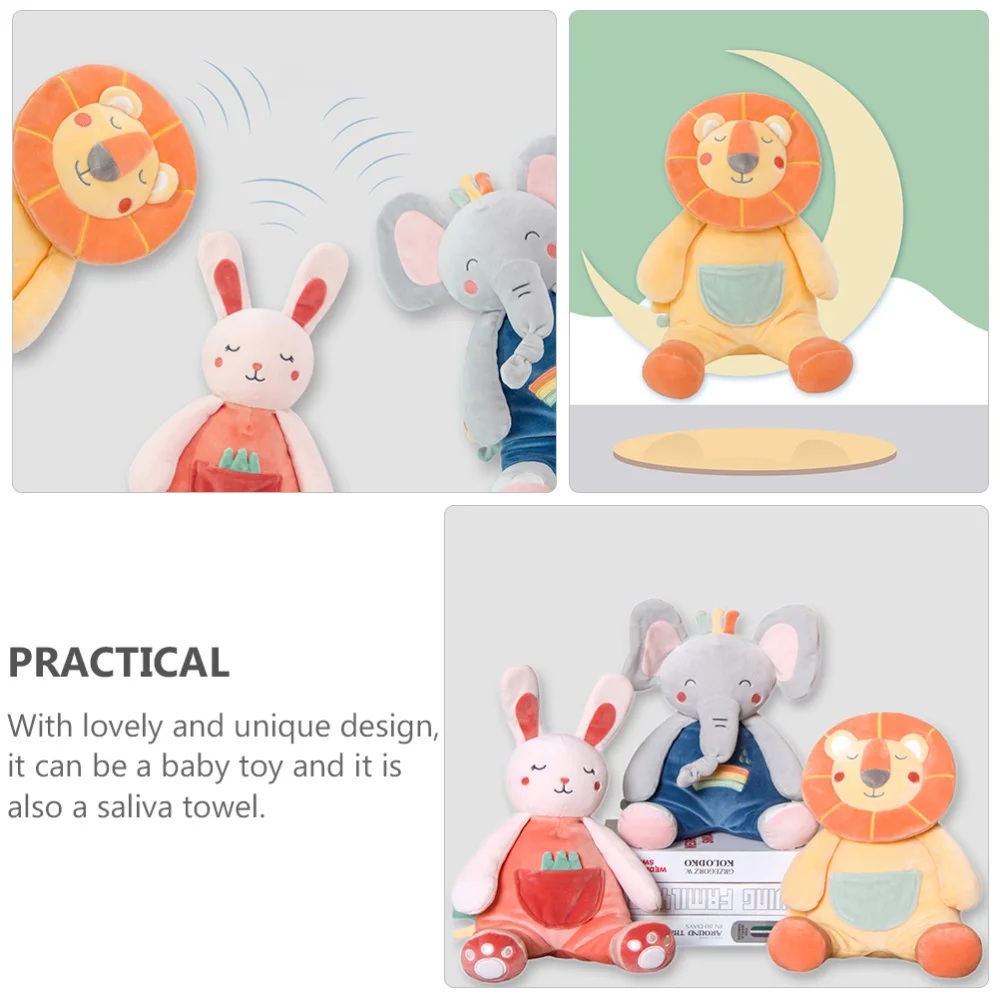 

1Pc Infant Blanket Comfortable Pacifying Doll Towel Safe Chewing Towel