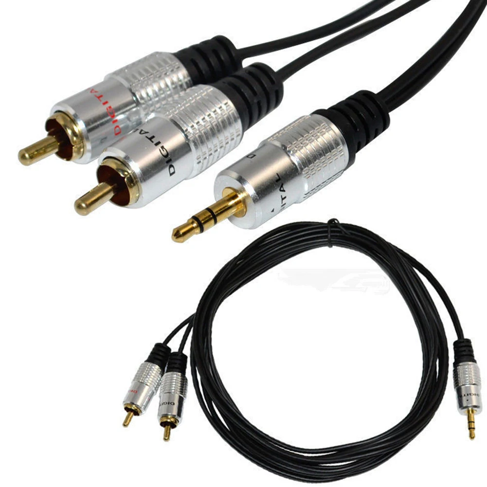 Сигнальное соединение алюминиевая головка 24k золотистый домашний кинотеатр 3 5 мм