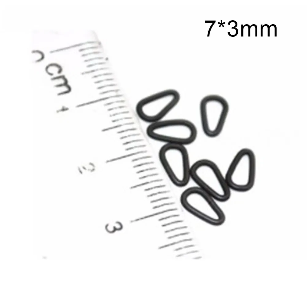 

25pcs Boilie Bait Ring For Hair Rigs Method Feeder Tear Drop Hair Rig Rings PopUps Boilies Hookbait Carp Fish Tackle Fishing Too