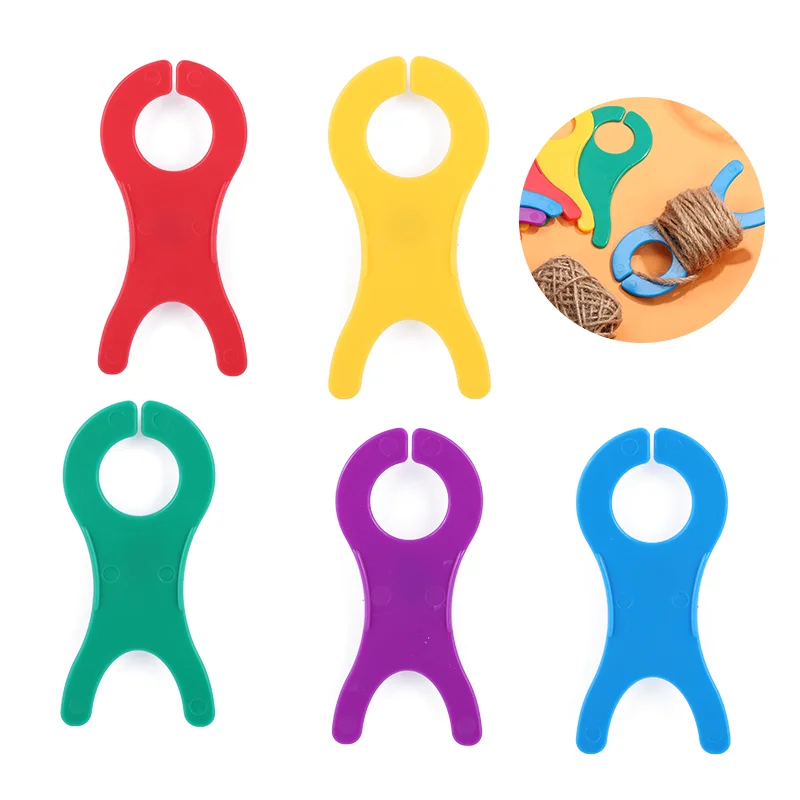 

LMDZ Colorful Embroidery Floss Craft Thread Bobbin Cross Stitch Storage Holder Plastic Sewing Thread Board Card Craft Kit