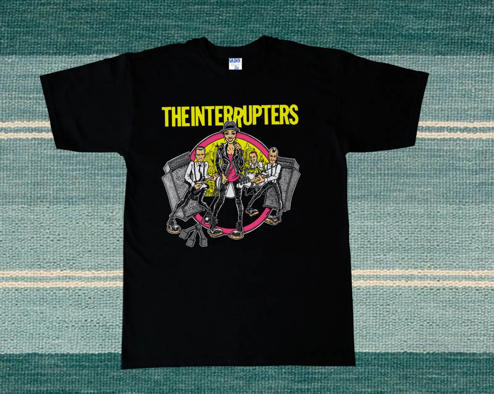 

VTG The Interrupters - Logo Band Tshirt S -3XL Print T-Shirt Mens Short Tee Shirt Homme T Shirt Men Funny Fashion