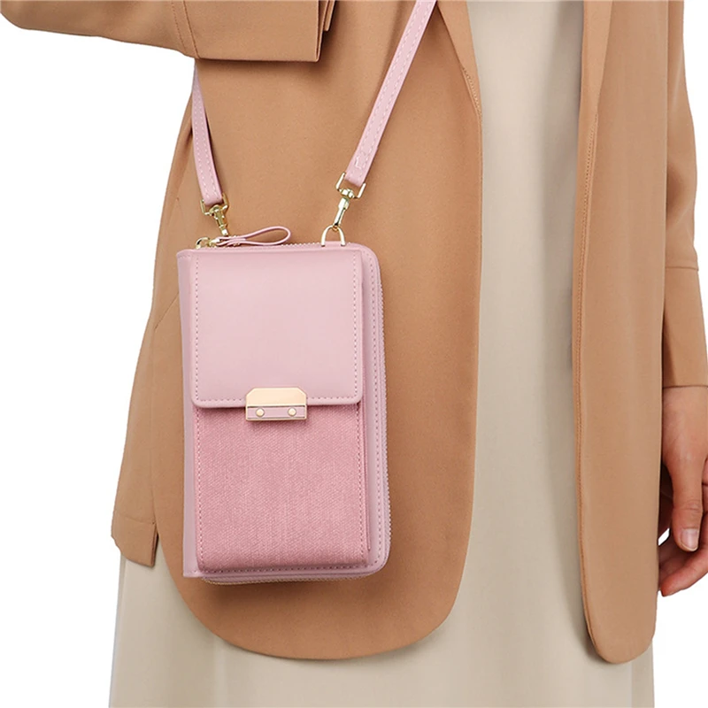 

Brand Designer Phone Pocket Small Shoulder Bags For Women Pu Leather Female Crossbody Bag Ladies Mini Messenger Purse