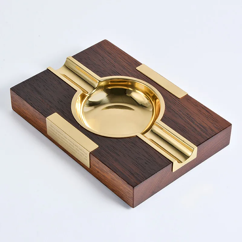 Аксессуары для сигар VOLENX металлическая пепельница из твердой древесины