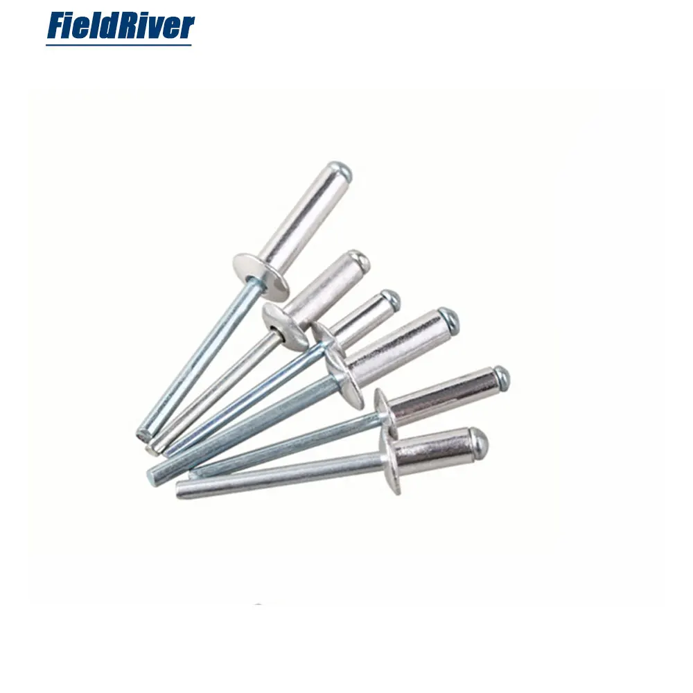 M4.8*50/55/60/70 super long GB12618 Aluminium Mushroon Head Break Mandrel Blind Rivets Nail Pop For Furniture Car Aircraf | Обустройство