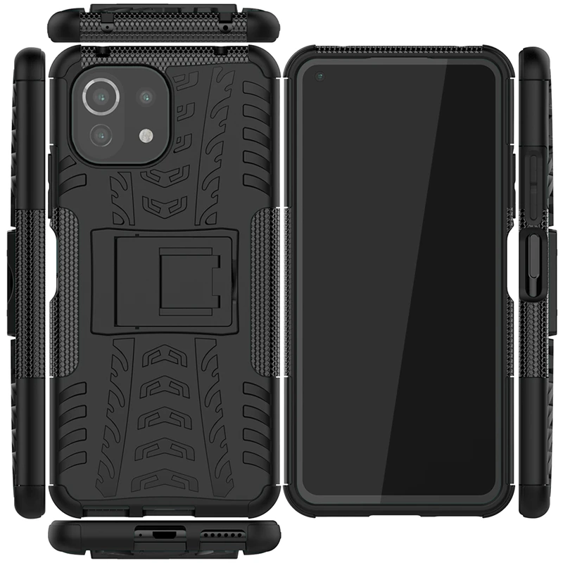 for xiaomi mi 11 lite case cover for xiaomi mi 11 lite phone cover heavy duty armor protectie hard back shell coque capa funda free global shipping