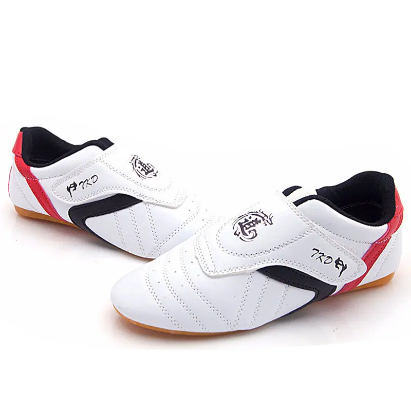 Мужская и женская обувь для тхэквондо белая дышащая кунг фу каратэ боевое