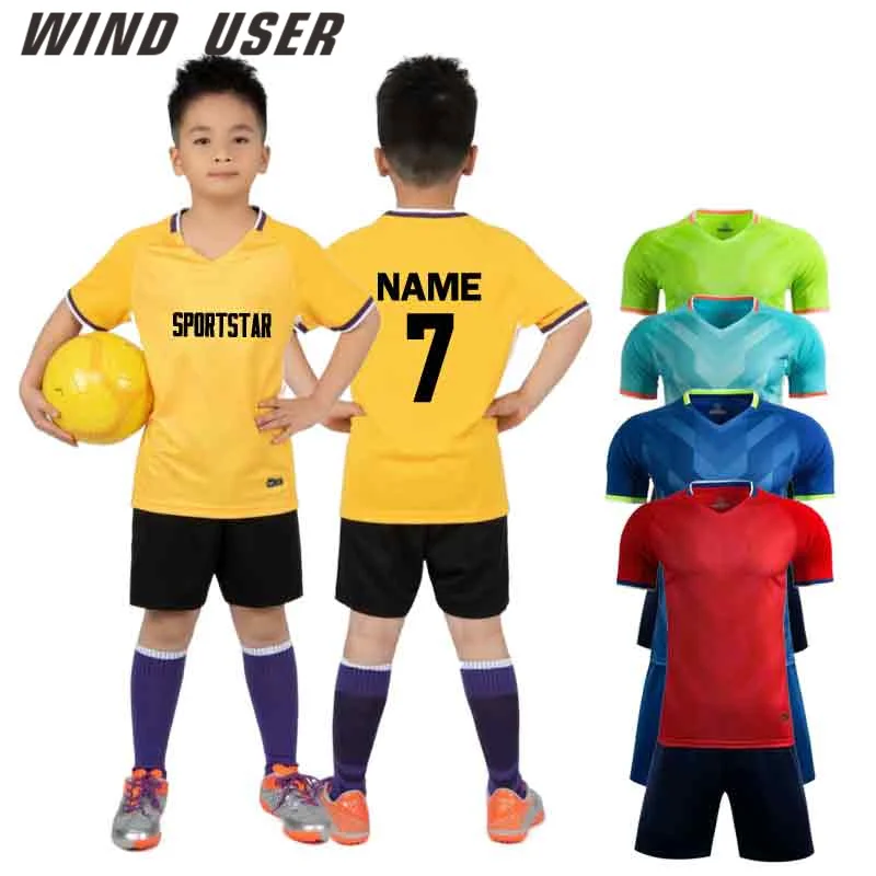 

Football suits men custom game training children uniforms adult sports football jersey