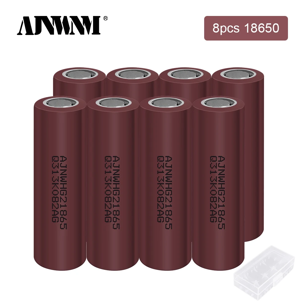 

AJNWNM 100% новый HG2 18650 3000 мАч перезаряжаемая батарея 18650HG2 3,7 в разряд 20A Макс 35A аккумуляторы питания