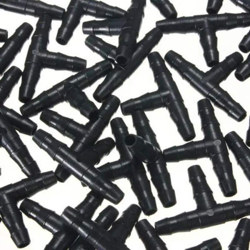 Коннекторы для орошения шлангов 1/4 дюйма 100 шт.|Соединители садового водопровода|