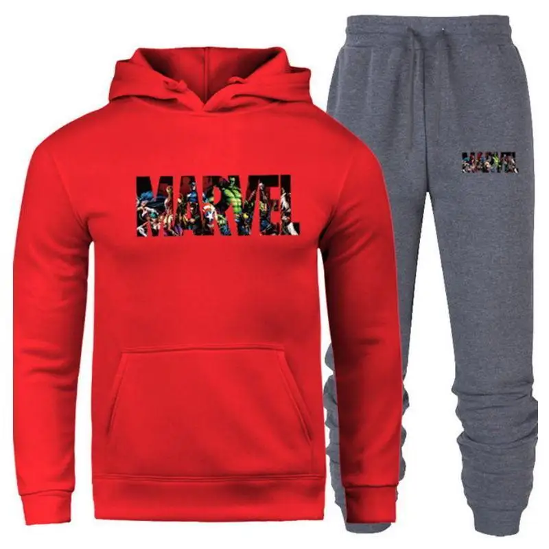 

Pullover Sets Men Tracksuits 2020 Casual Hoodies Pants Mens Sportswear Pant Hoody Sweatshirt Male Suits Jogging Sweatpant 2 Pcs