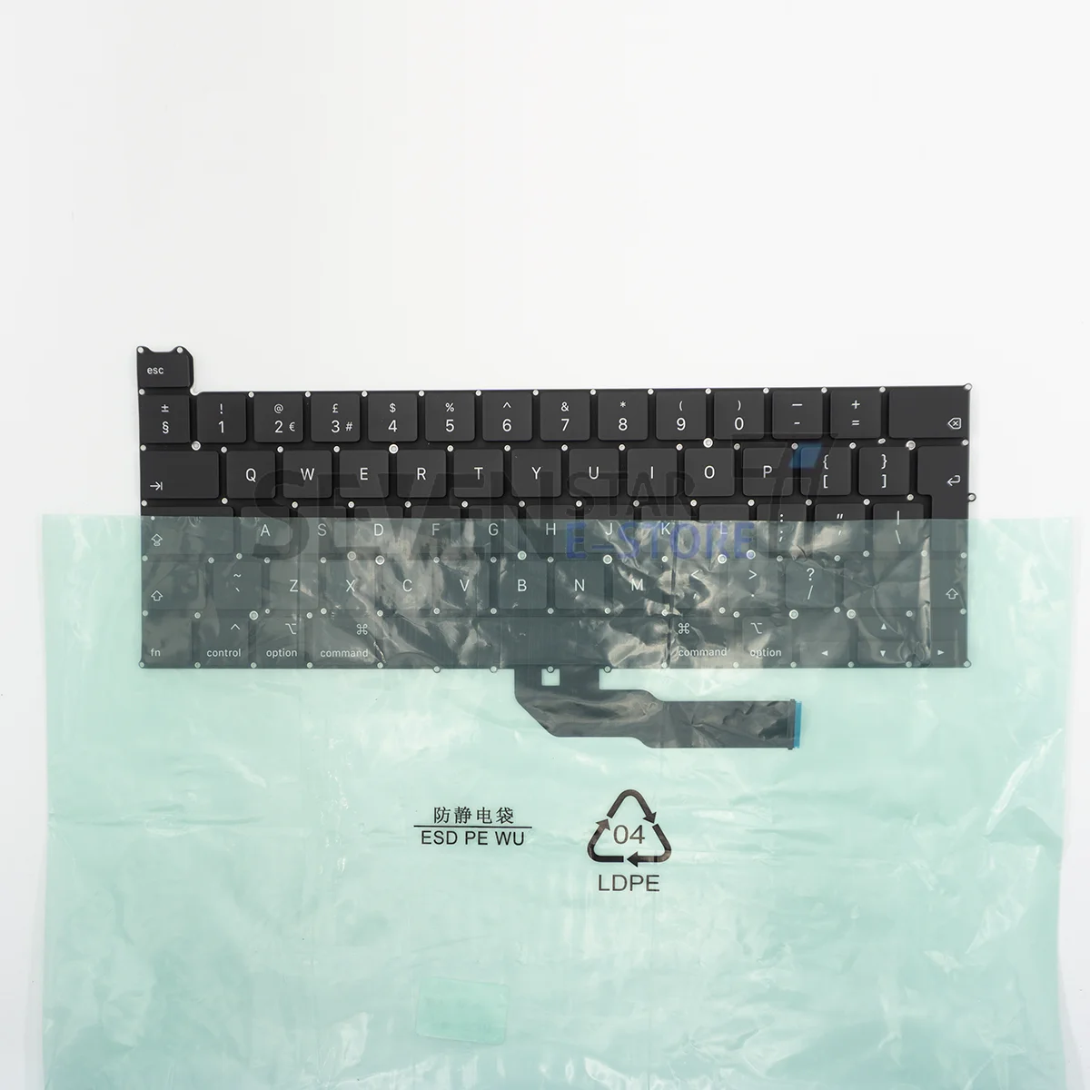 Стандартная Клавиатура для ноутбука A2251 английская версия полная замена клавиш