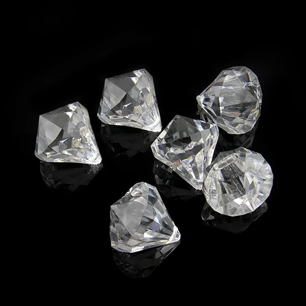 

38*35mm Acrylic Diamond Paperweight 28pcs/Lot Clear Color Sun Catchers Pendant Parts Hanging On The Chandelier