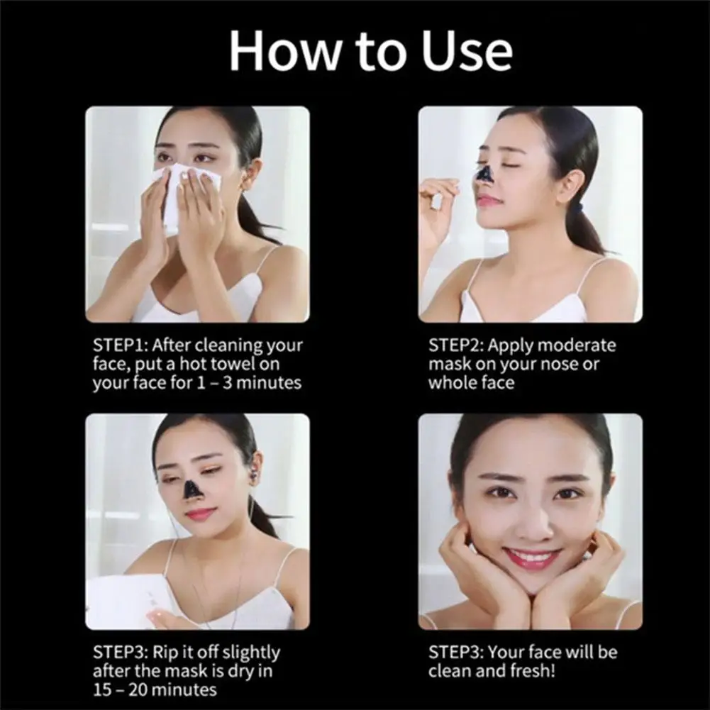 

Black Head Remover Mask Black Face Mask Acne Treatments Care From Black Peel Black Off Mask Dots Skin Care