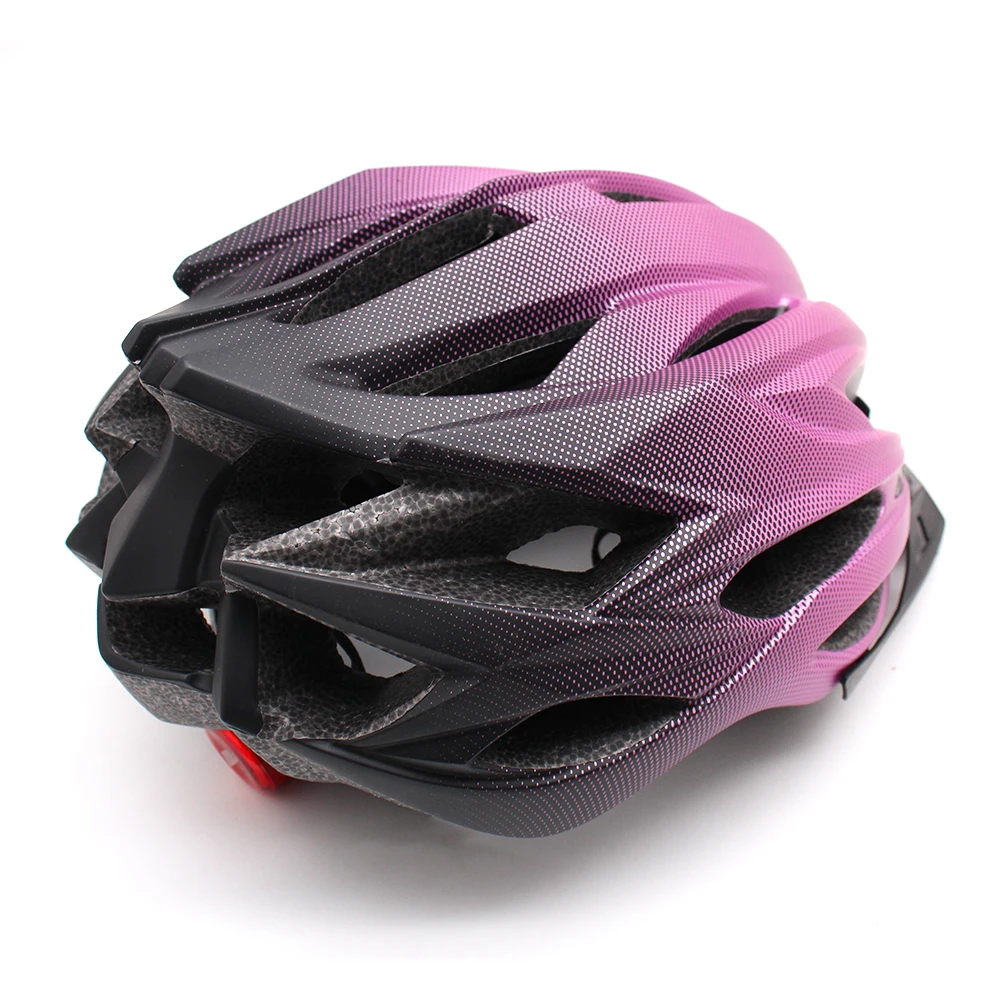 

Gradient color bicycle helmet for men and women, mountain road bike riding gear, hard helmet with light road bike helmet