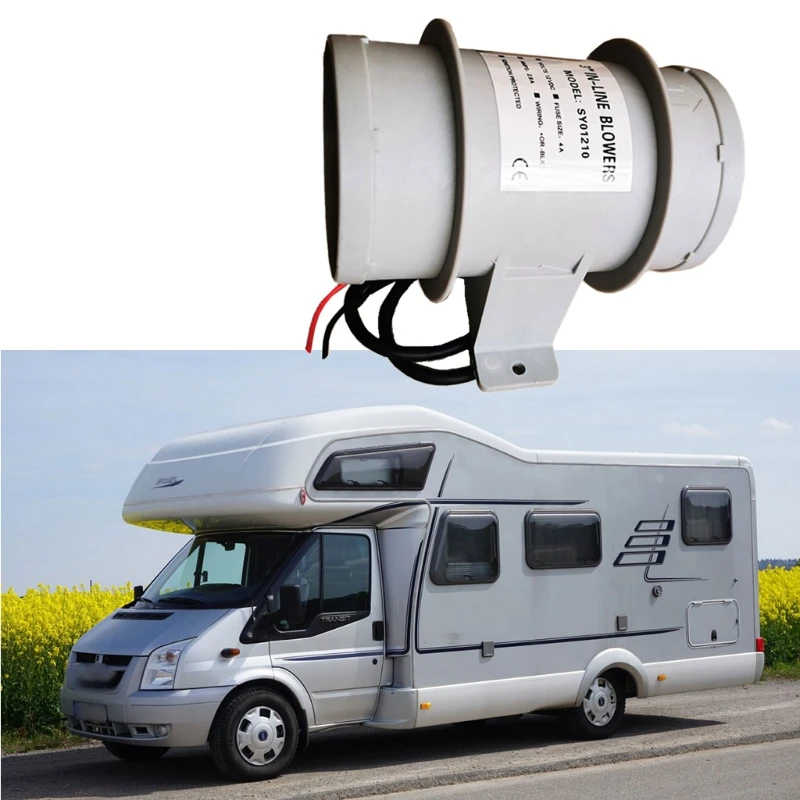 

3-дюймовый многофункциональный вытяжной вентилятор 12 В для вентиляции на вентиляционное отверстие для автодома прицепа RV вытяжной вентиля...