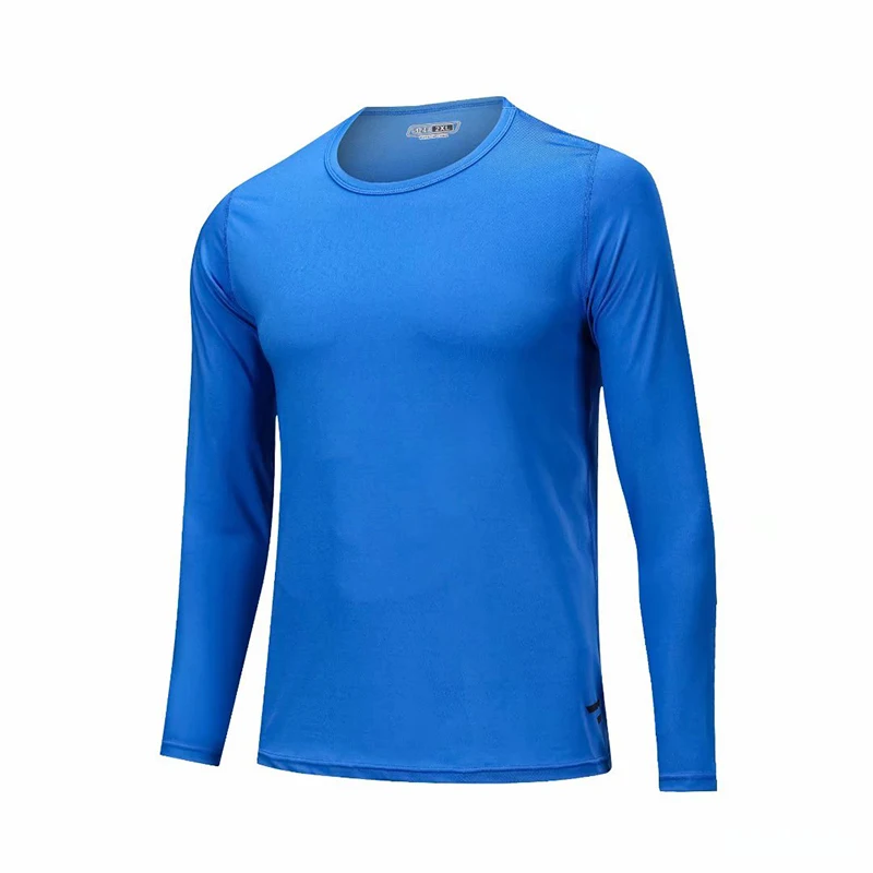 Белая футболка для бега с длинным рукавом взрослых мужская серая Спортивная