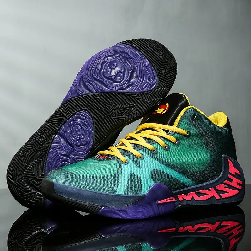 

Men's Basketball Shoes Breathable Cushioning Non-Slip Wearable Sports Shoes Gym Training Athletic Basketball Sneakers for Women