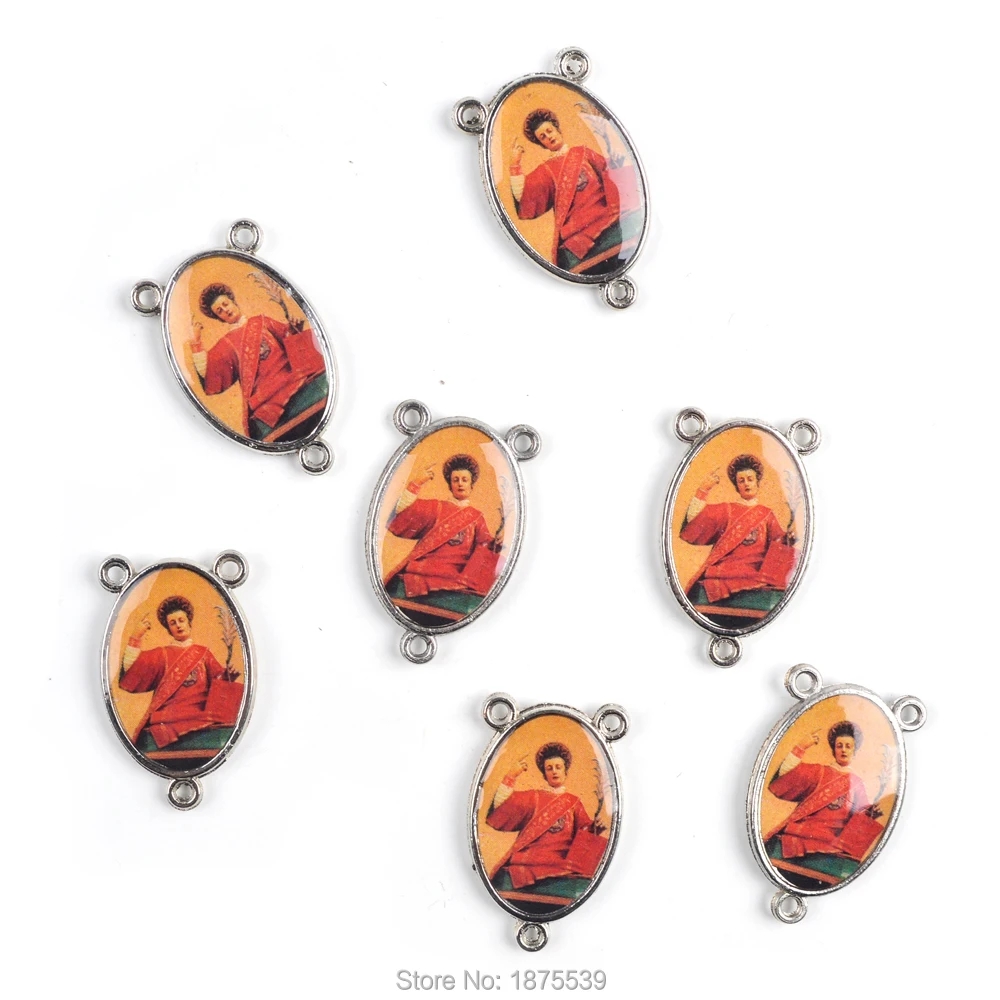 Франция популярная Центральная медаль с розариком тройной разъем чтобы сделать