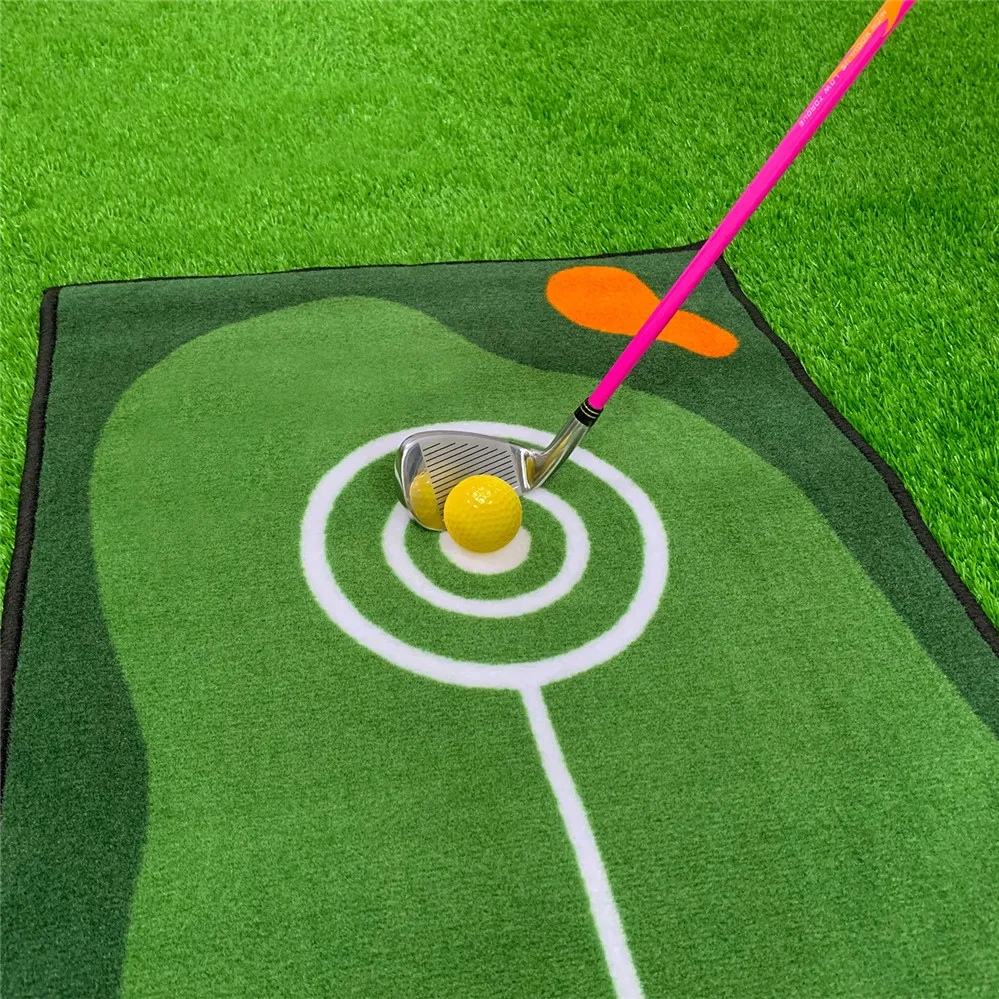 Satılık Dayanıklı Taşınabilir Kapalı Ve Açık Golf Pratik Paspaslar Eğitim Mat Golf Isabet Mat Perküsyon Paspaslar Koyarak Uygulama Yardımcıları Yeşil