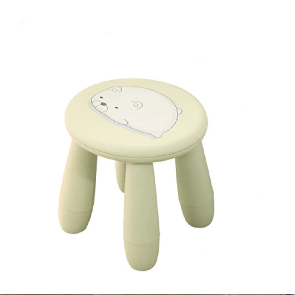 Креативные милые Мультяшные табуреты детский табурет портативный пластиковый