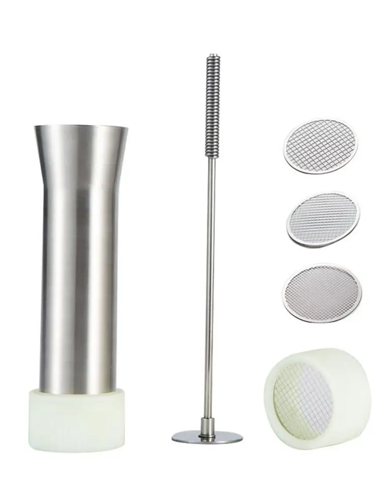 

Cooking Knife Stainless Steel Round Chrysanthemum Tofu Silk Mold Set Pudding Jelly Shredder