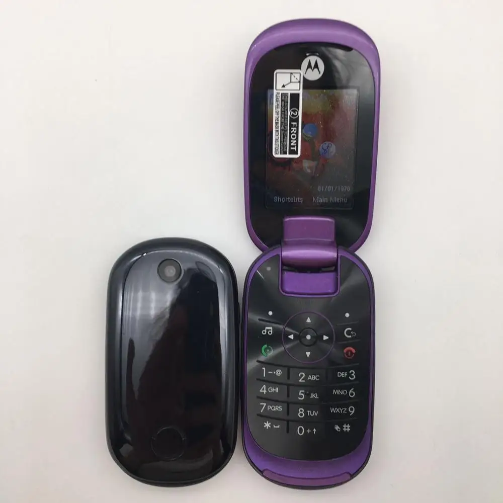 Motorola U9 Восстановленный Оригинальный раскладной разблокированный 2 0 &quotМП GSM