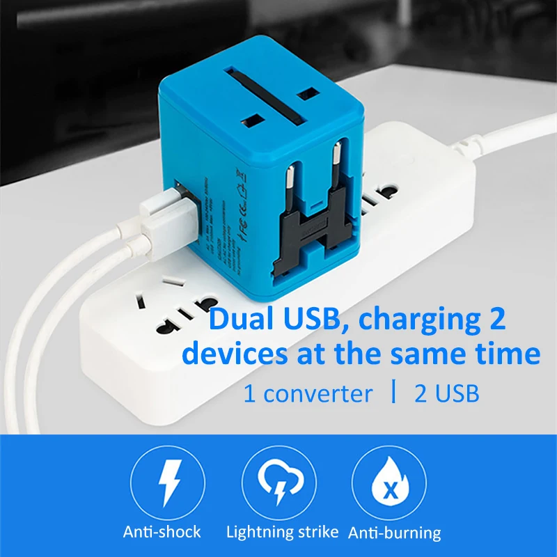 Универсальный дорожный блок питания переменного тока для samsung Huawei зарядное