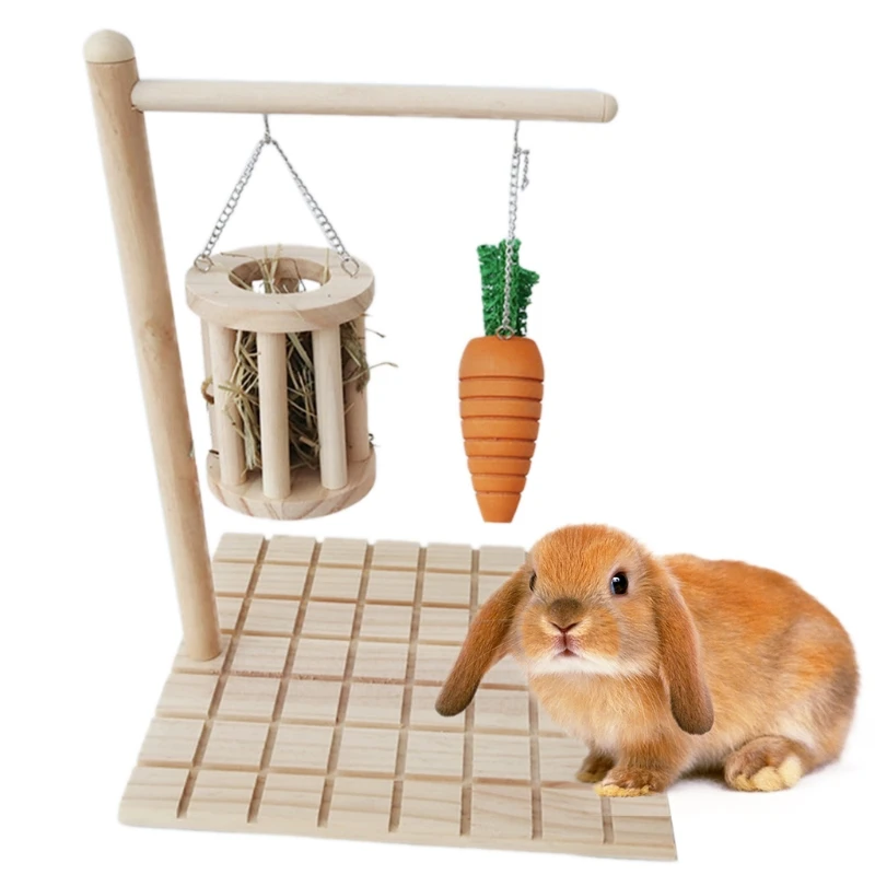 

Small Pets Hamster Animals Rabbit Grinding Teeth&Nails Nutritious Wooden Carrot Foot Plank Toys from Nature
