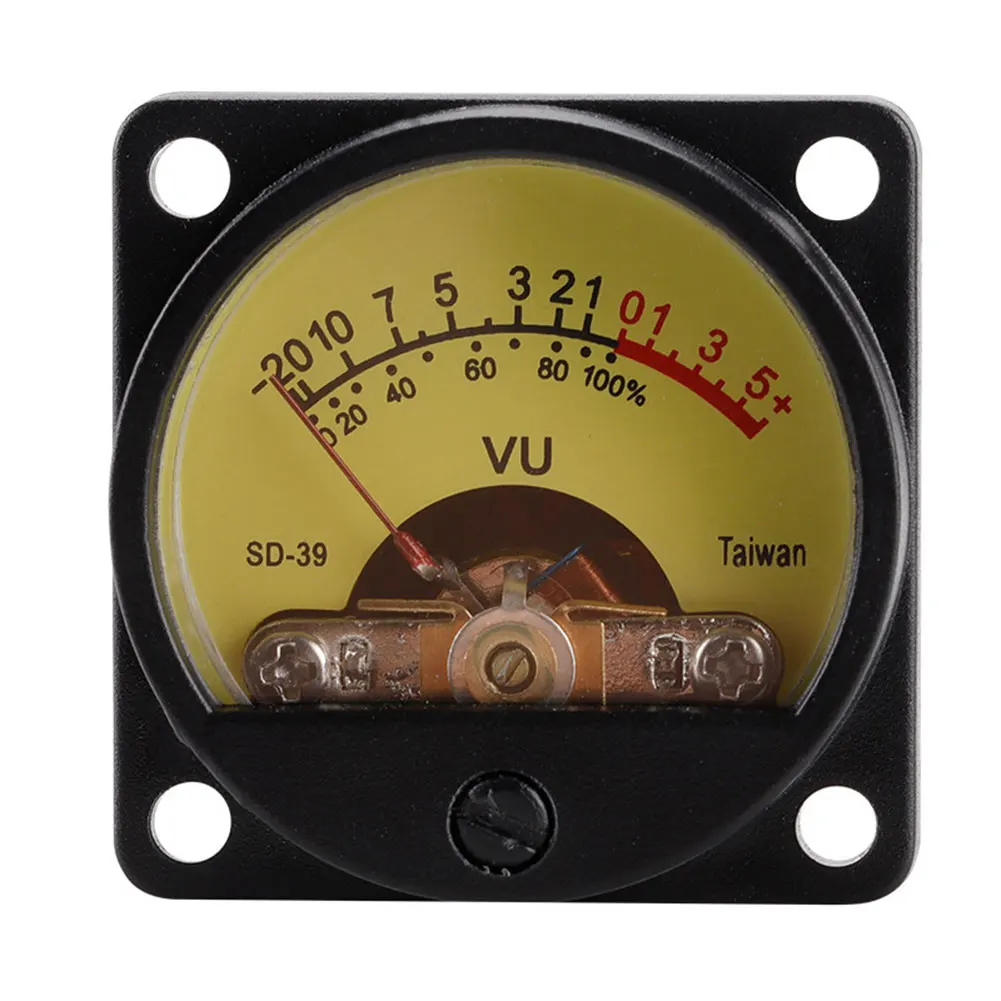

VU DB Meter Φ усилитель мощности Измеритель уровня звука анализатор спектра музыки аналоговый 35 мм с подсветкой платы драйвера для динамиков