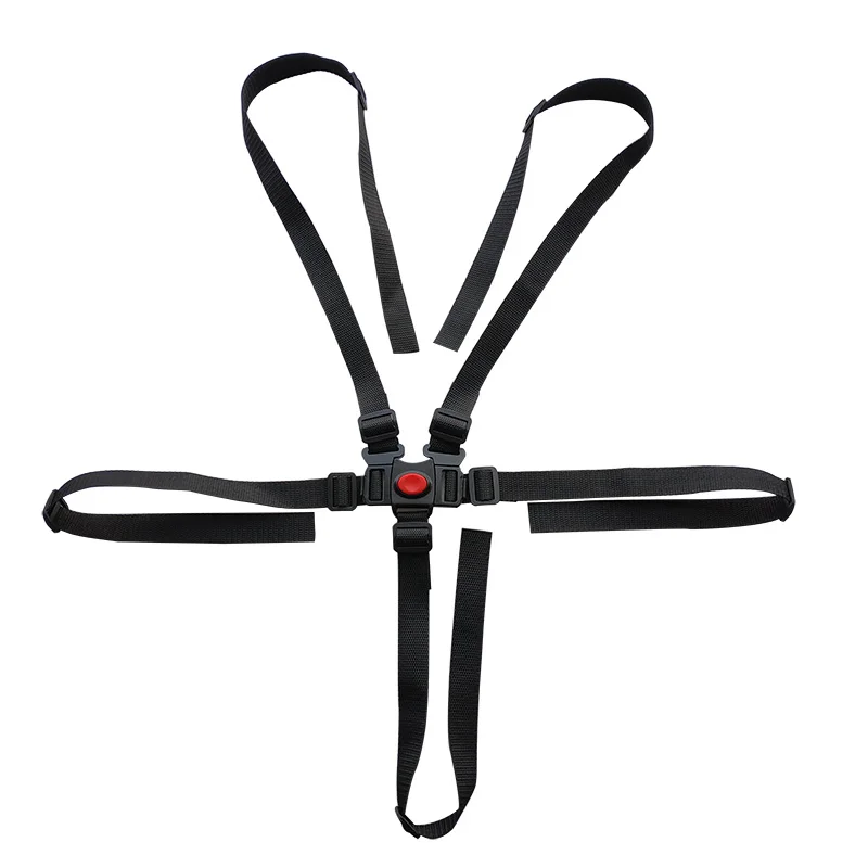 Yoya Plus 5-Points Safety Belt Shoulder Crotch Protector Bebe Accessories For Yoya Babalo Yoyaplus Seires Baby Cart Dinner Chair images - 6