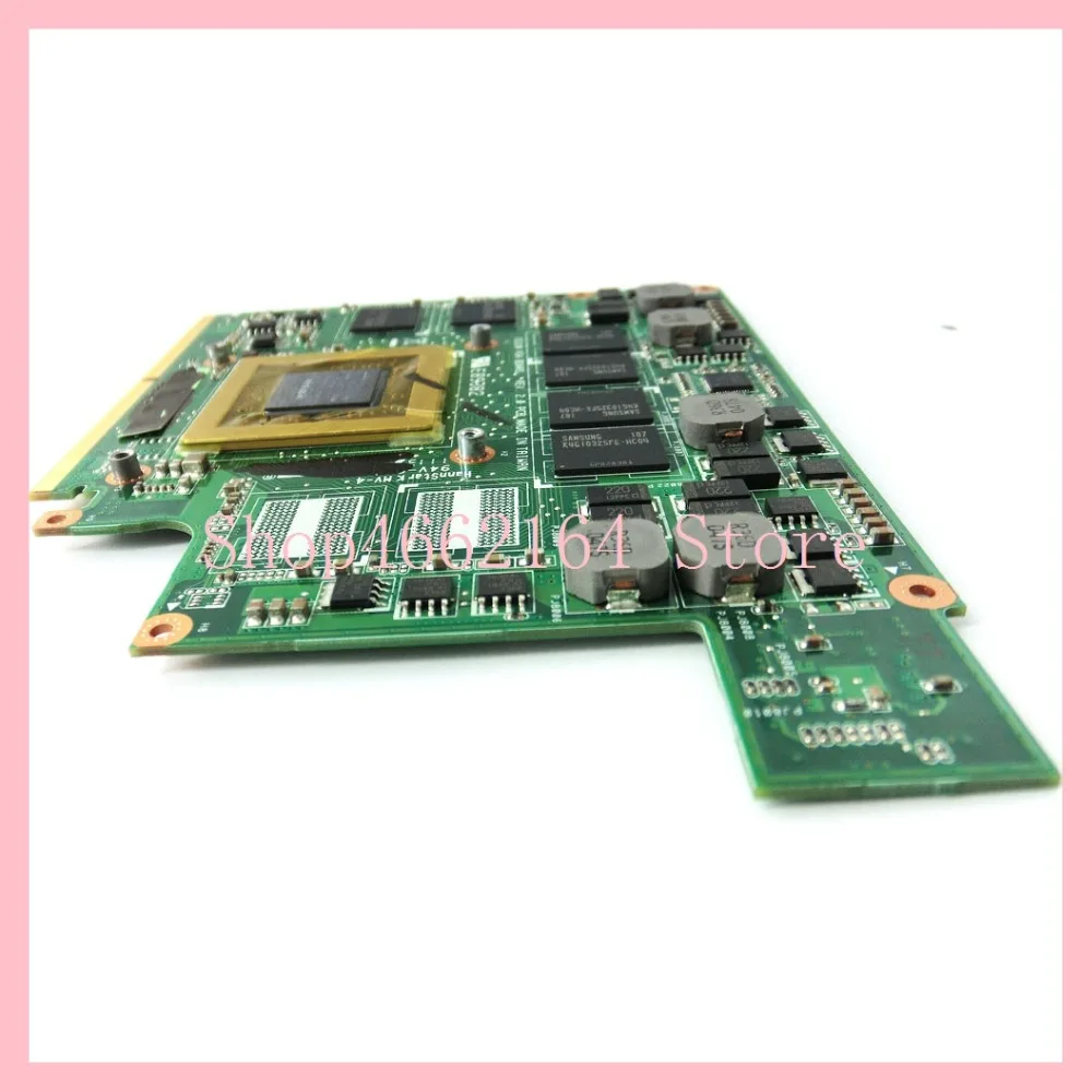 Видеокарта GTX460M/1 Гб плата для ASUS G53JW G53SW G53SX G73SW G73JW материнская ноутбука полностью