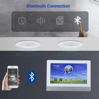 wifi network bluetooth amplifier 8 ch android home audio background music player wireless with 7 touch screenusbtffm radio