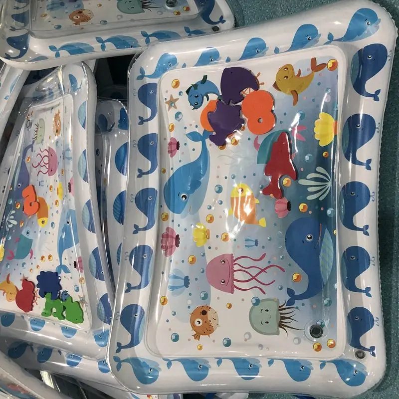 

Baby Kids Water Play Mat Inflatable PVC Infant Playmat Cushion for Toddlers