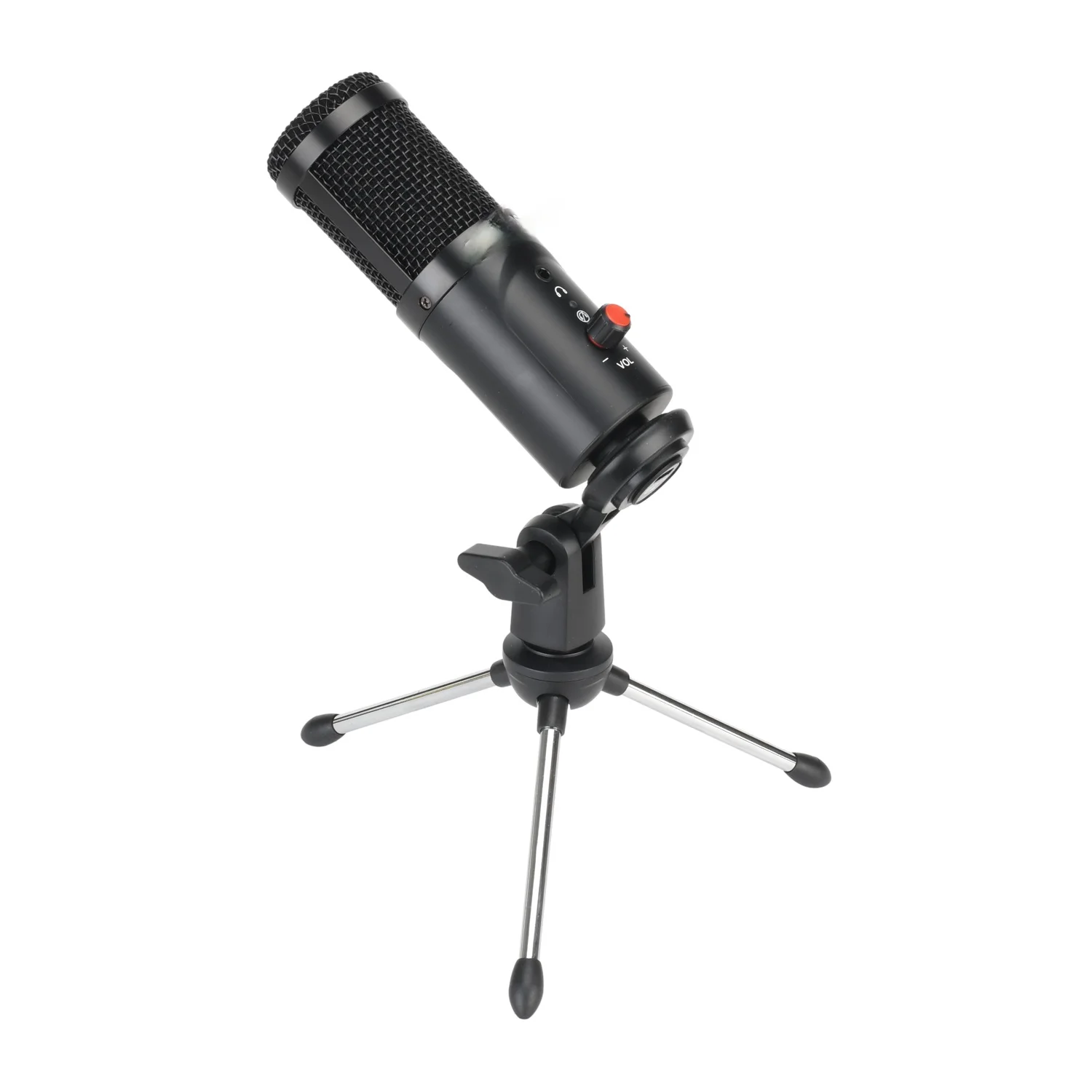 

192KHz 16 bit Sampling Frequency Cardioid Capsule Low Noise Recording Chat USB Computer Condenser Microphone