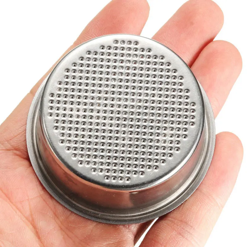 High Pressure Coffee Machine Accessories Double Cup Filter Porous Pressureless Stainless Steel Single Layer Coffee Maker Tools