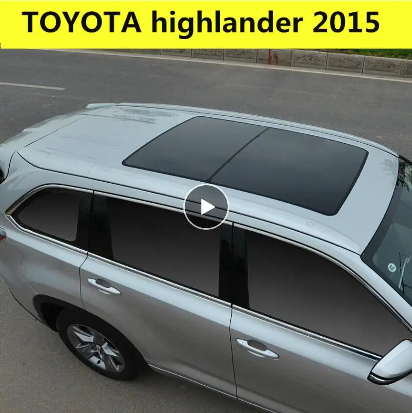 Для Toyota highlander 2015 2019 багажник на крышу рейлинги барные стойки для багажа верхние