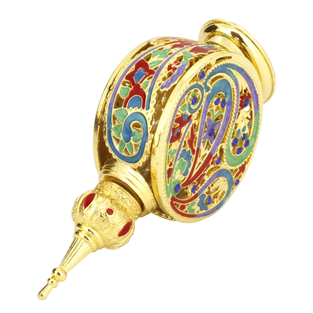 

1pc Perfume Travel Vial Container Dropper Bottle Essential Oil Bottle (Golden)