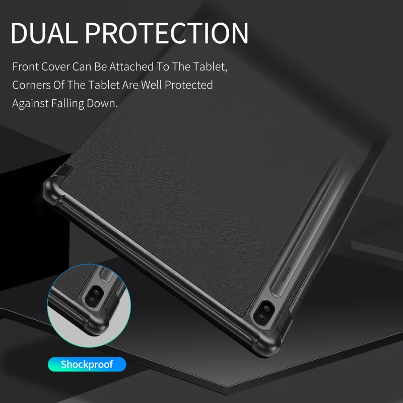 Dux Ducis тканевый кожаный чехол для Samsung Galaxy Tab S6 роскошный ультратонкая подставка откидная крышка для Samsung Galaxy Tab S6 10," Чехол
