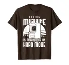 Мигрень ведет жизнь на футболке с жестким режимом