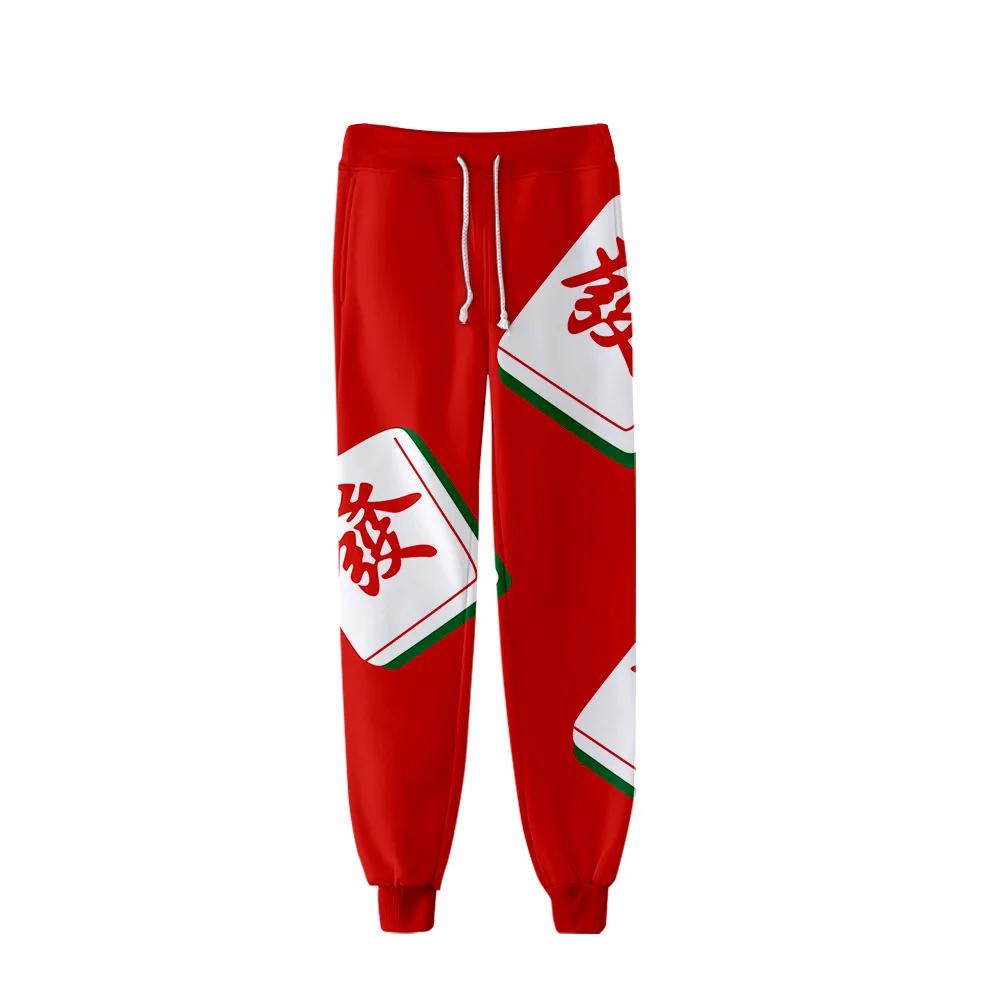 

Sweatpants 2021 New 3D Print Mahjong Long Trousers Women / Men Unisex Streetwear Regular Casual Dropshipping Spring Autumn
