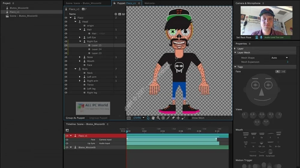 

Software Character Animator CC 2020 Tools Windows / Mac Edition
