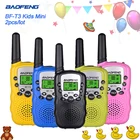 2 шт Baofeng BF-T3 детская иди и болтай Walkie Talkie иди и PMR446 детские игрушки Беспроводной Портативный мини двусторонней радиосвязи, лучший подарок для детей