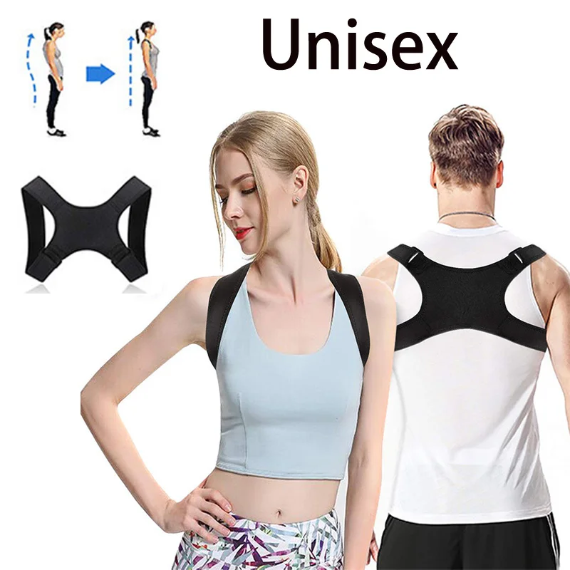 Поддерживающий Пояс для мужчин и женщин регулируемый Корректор осанки спины